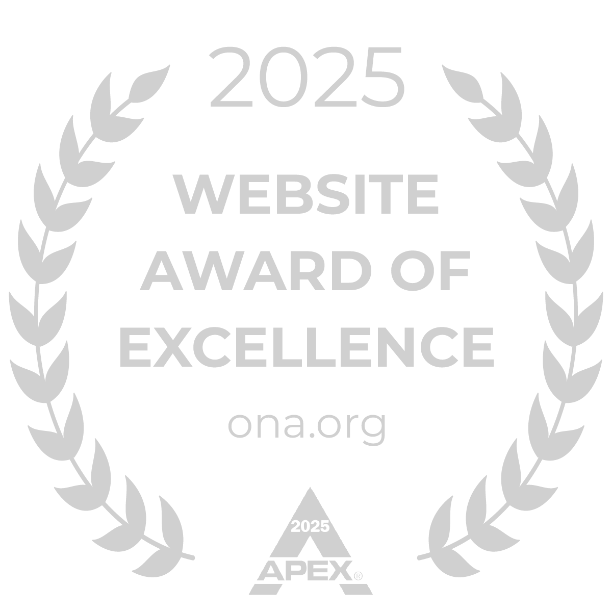 APEX 2025 Website Award of Excellence
